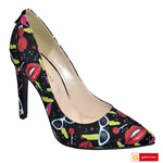 Pantofi Office Dama Piele Naturala Multicolora Lorena 374-62