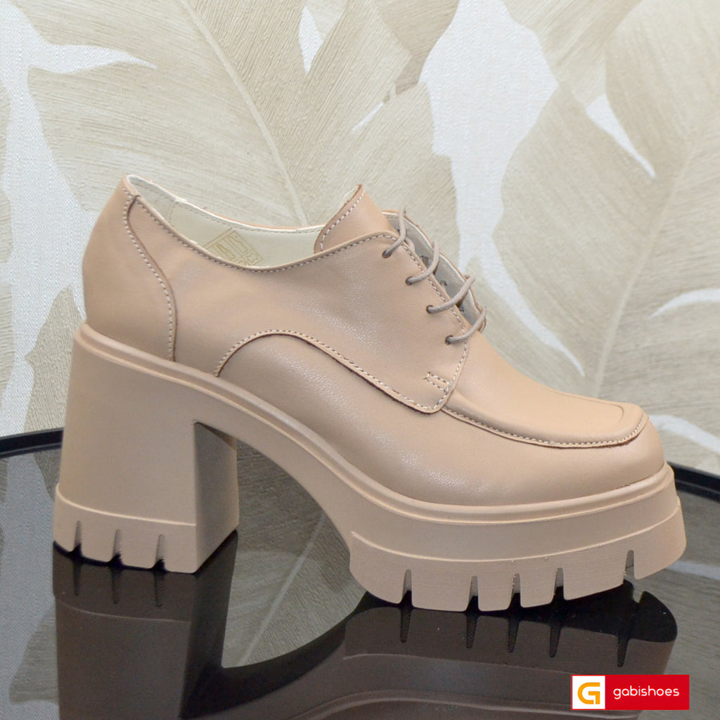 Material: Piele Naturala&nbsp;
Culoare: Bej
Tip: Pantofi&nbsp;
Stil: Casual

- Pantofi piele naturala bej , inchidere cu siret
- Talpa Bej&nbsp;
- Interior brant cu burete special, la alegere: mesina naturala&nbsp;
- Talpa inaltime 7.5 cm toc, talpa usoara
- Schimb&nbsp; gratuit
33=21-7 cm : 34=22,3 cm: 35 = 23 cm; 36 = 23,8cm; 37 = 24,5cm; 38 = 25,2 cm; 39 = 25,9cm; 40 = 26,6 cm

* Masuratori realizează pentru marimea 37