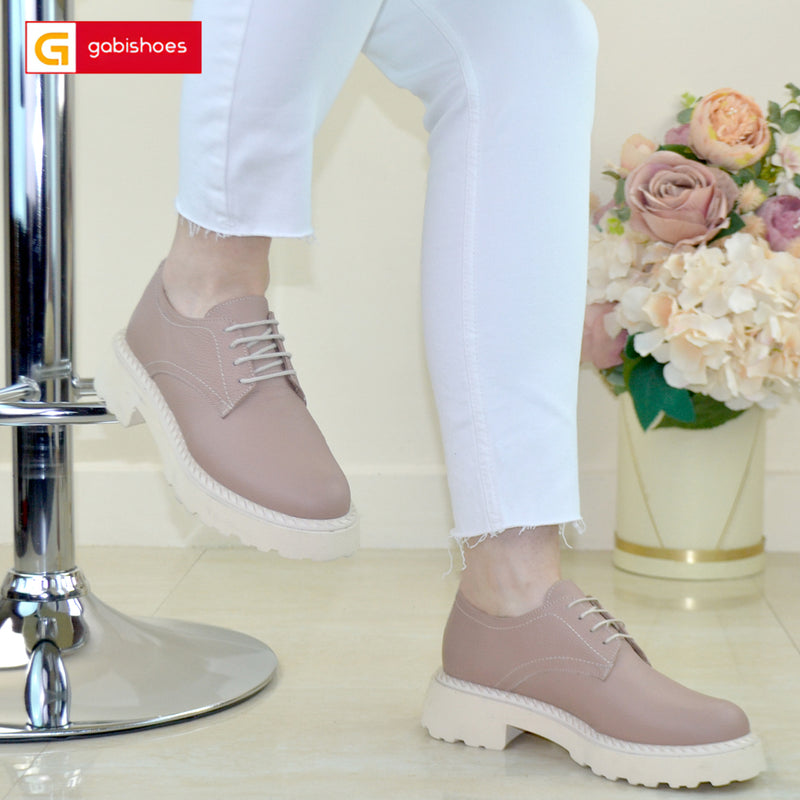 Pantofi Casual Dama Piele Naturala Capuccino Lorena 3190-2