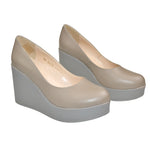 Pantofi Dama Piele Naturala Taupe Sandy 1422-11