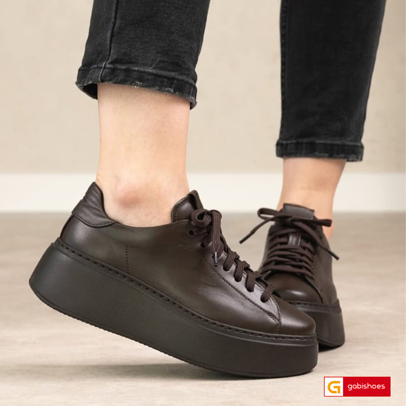 Pantofi Sport Piele Naturala Maro Lorena 3980-10
