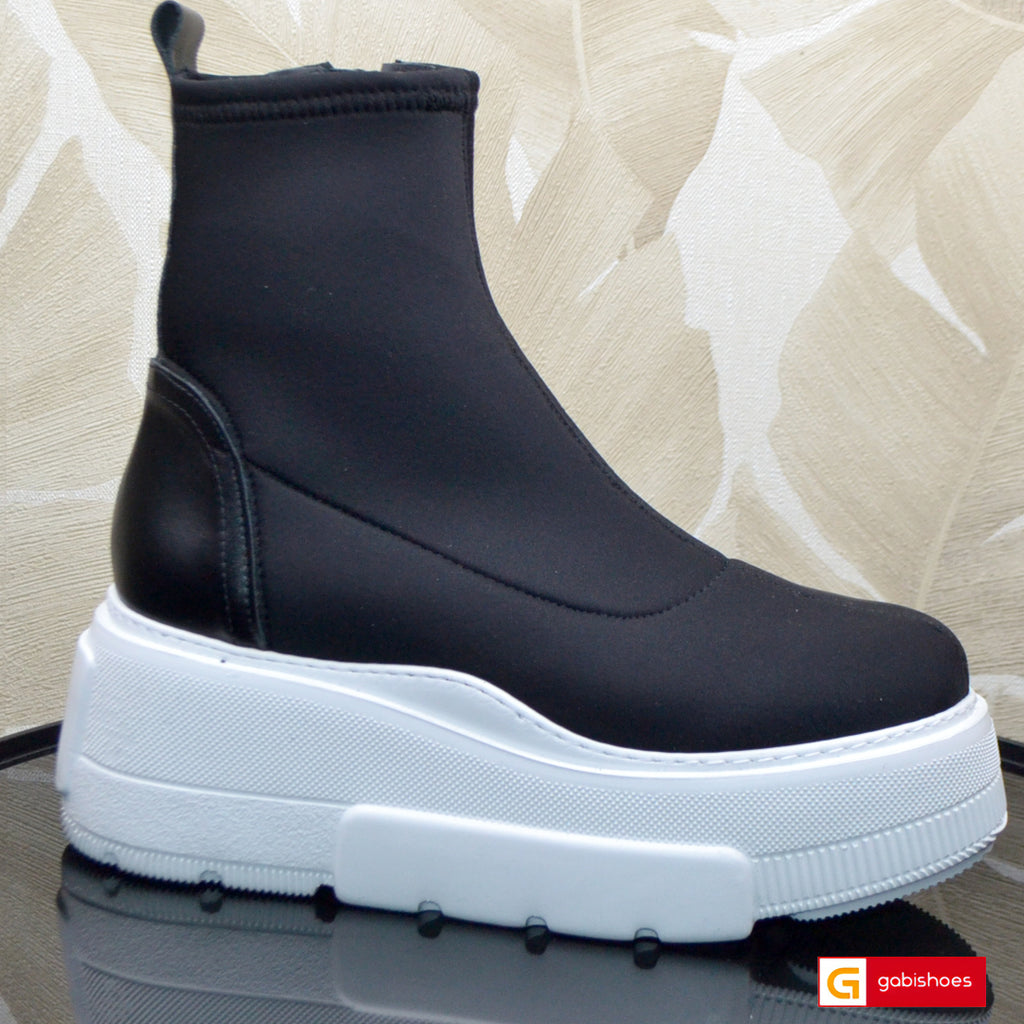 Ghete Dama Streach Piele Naturala Intoarsa Gabinna 3670-8 TT NEW