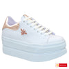 Pantofi Sport Piele Naturala Gabriela Alb TOKIO 3386-27
