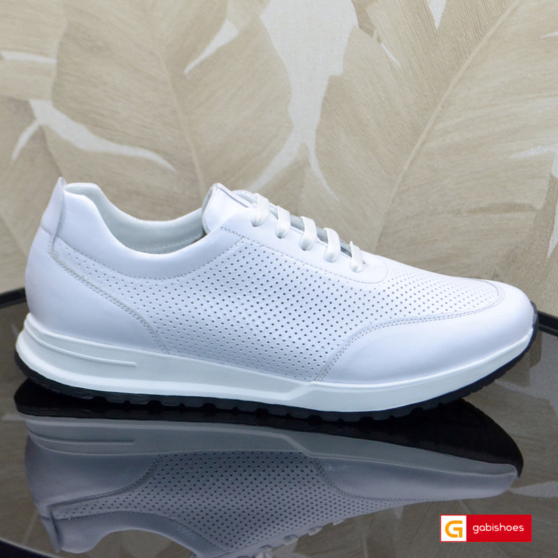 Pantofi Sport Piele Naturala Alba Gabriel 3852-1