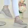 Pantofi Casual Dama Piele Naturala Taupe Lorena 1768-8