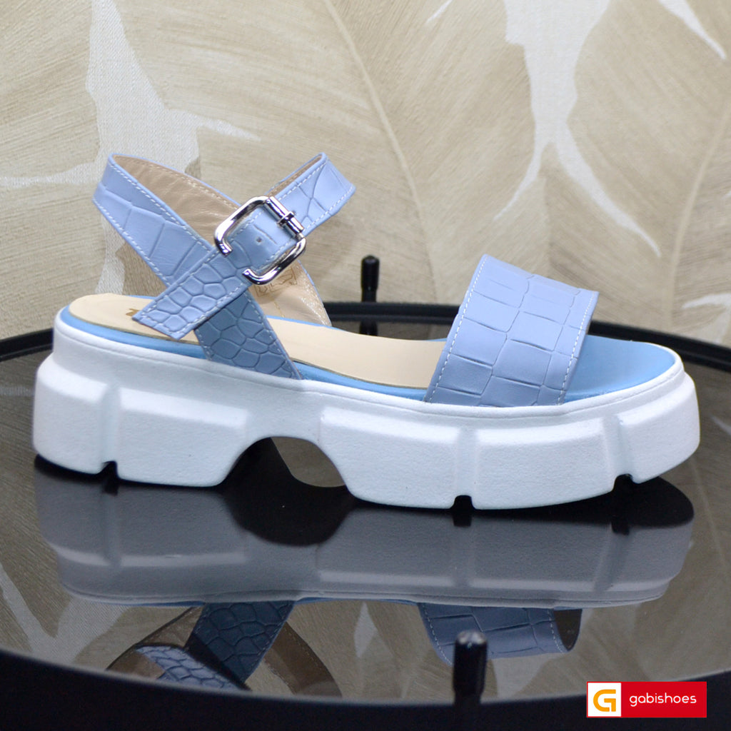 Sandale Casual Dama Piele Naturala Blue Lorena 1190-30