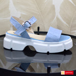 Sandale Casual Dama Piele Naturala Blue Lorena 1190-30