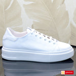 Pantofi Sport Piele Naturala Alba Gabinna 3476-2