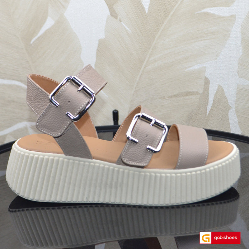 Sandale Piele Naturala Bej Lorena 3945-1