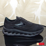 Pantofi Sport Piele Naturala Neagra Lorena 4007-7