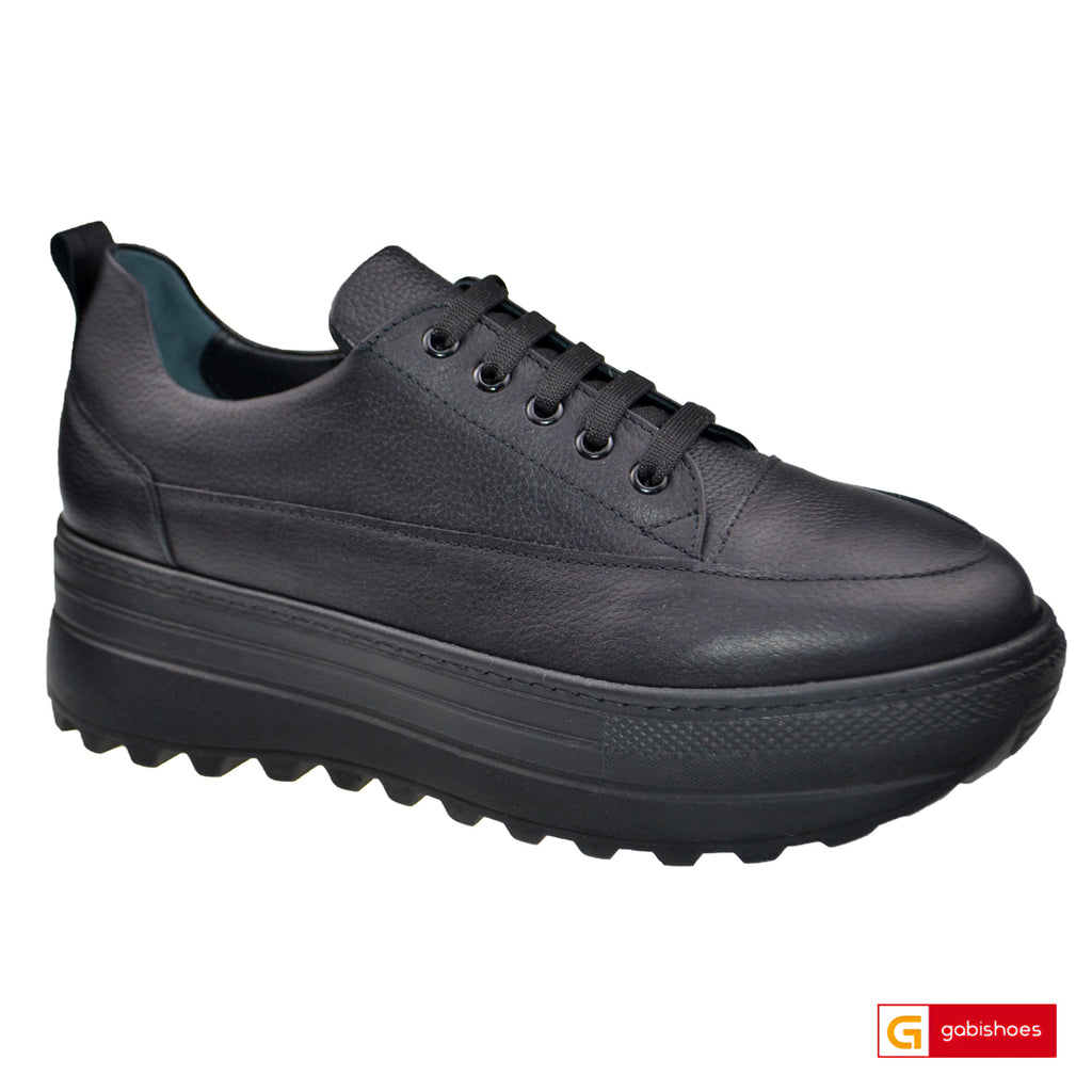 Pantofi Sport Piele Naturala Gabriela Negru TOKIO 4039-1