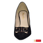 Pantofi Office Dama Piele Naturala Neagra Lorena 3590-1 AR