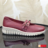 Pantofi Casual Piele Naturala Bordo Gabinna 0164-123030