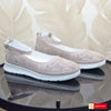 Balerini Piele Naturala Taupe Perlla 0135-348
