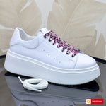 Pantofi Sport Piele Naturala Alba Gabinna 3182 Siclam