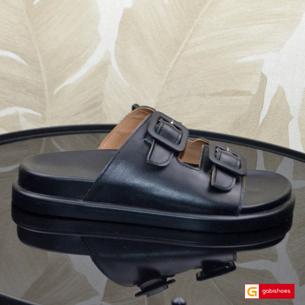 Sandale Piele Naturala Neagra Lorena 3942-5