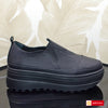 Pantofi Sport Piele Naturala Neagra Lorena 3485-2