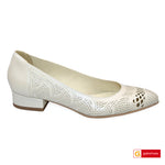 Pantofi Office Dama Piele Naturala Bej Lorena 3767-1