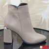 Ghete Dama Piele Naturala Taupe Loredana 2066-3