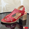 Sandale Dama Piele Naturala Rosie Lorena 267-1