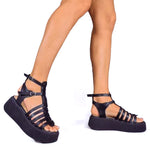 Sandale Piele Naturala Corai Lorena 3912-1