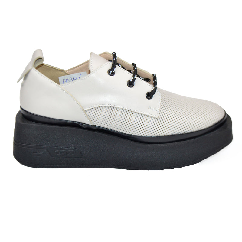 Pantofi Casual Piele Naturala Galbena Camelia 1734-5