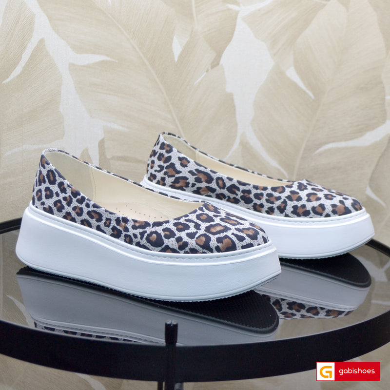 Balerini Piele Naturala Multicolora Gabriela 3146-34