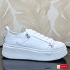 Pantofi Sport Piele Naturala Alba Lorena 4099-4