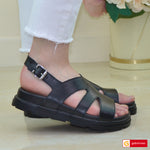 Sandale Piele Naturala Neagra Lorena 3920-1