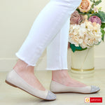 Balerini Dama Piele Naturala Bej Natalia 164-911610
