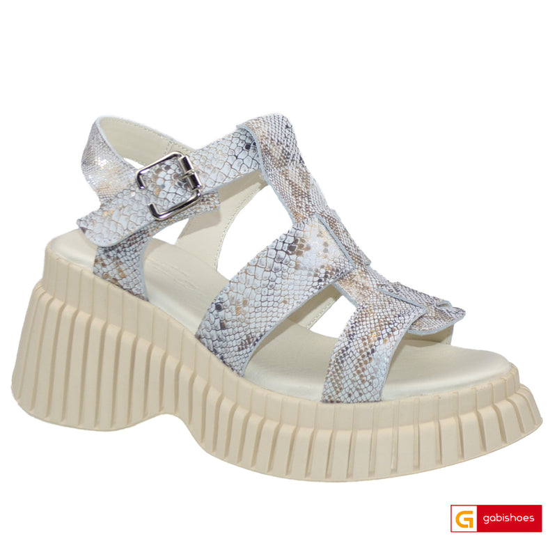 Sandale Piele Naturala Bej Lorena 3400-8