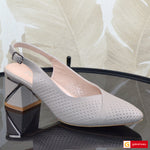 Sandale Dama Office Piele Naturala Taupe PERLLA 0441