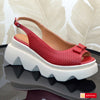 Sandale Casual Dama Piele Naturala Rosie Lorena 3943-3