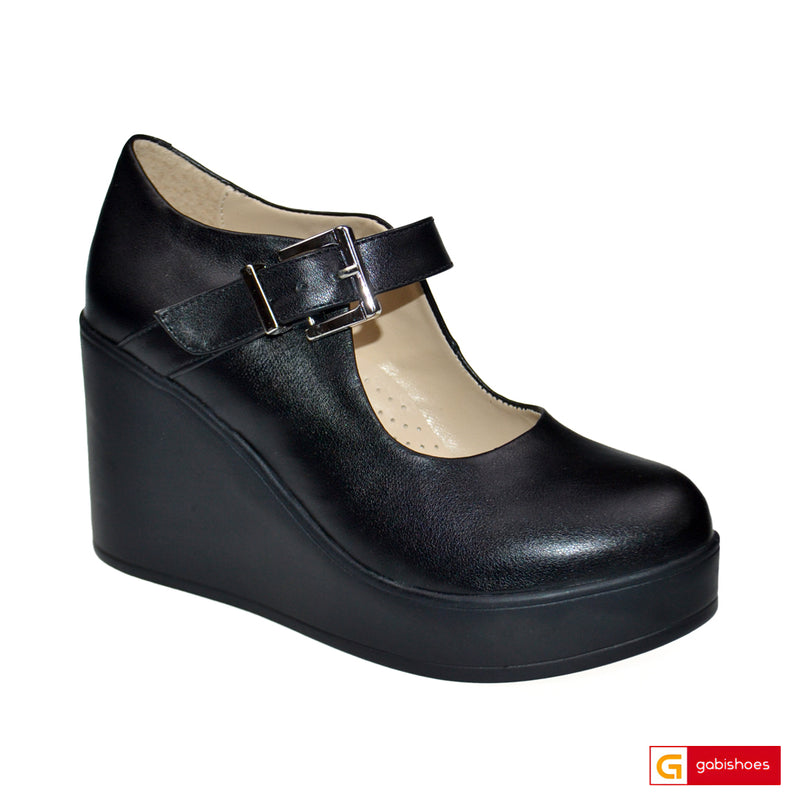 Pantofi Dama Piele Naturala Neagra Vittoria 3614-3