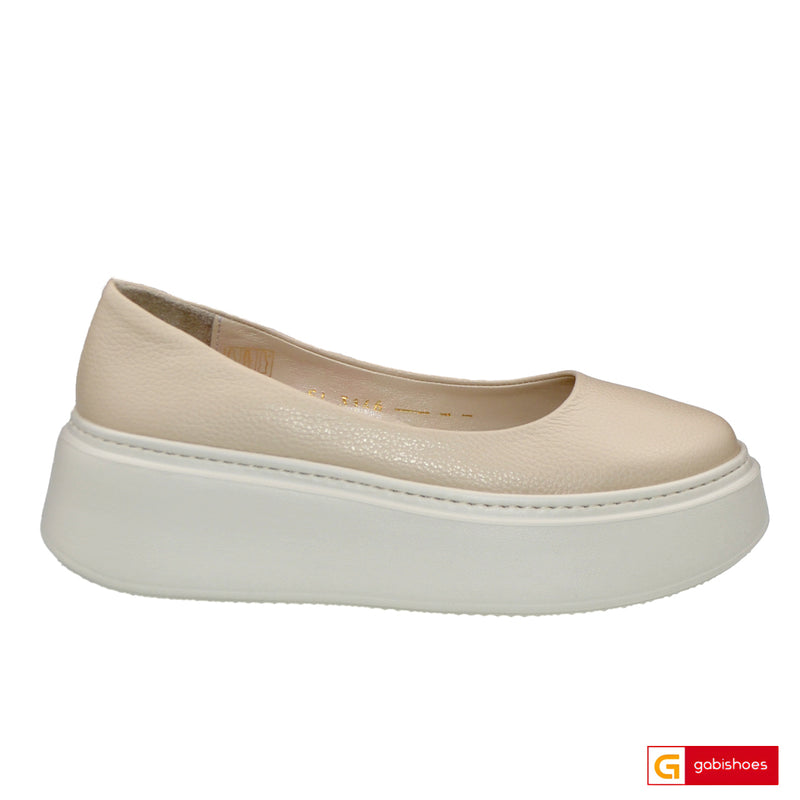 Balerini Piele Naturala Bej Gabriela 3146-53