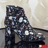 Ghete Dama Piele Naturala Multicolora Lorena 4058-3