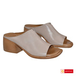 Papuci Dama Piele Naturala Taupe Gabinna 7005