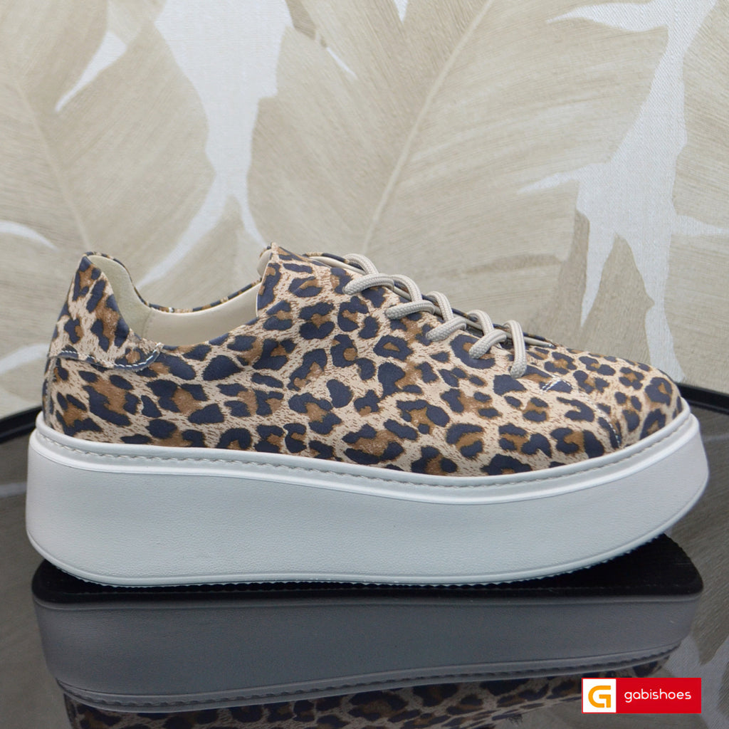Pantofi Sport Piele Naturala Bej Gabinna 1231-10
