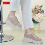 Pantofi Casual Dama Piele Naturala Intoarsa Capuccino Lorena 1736-4