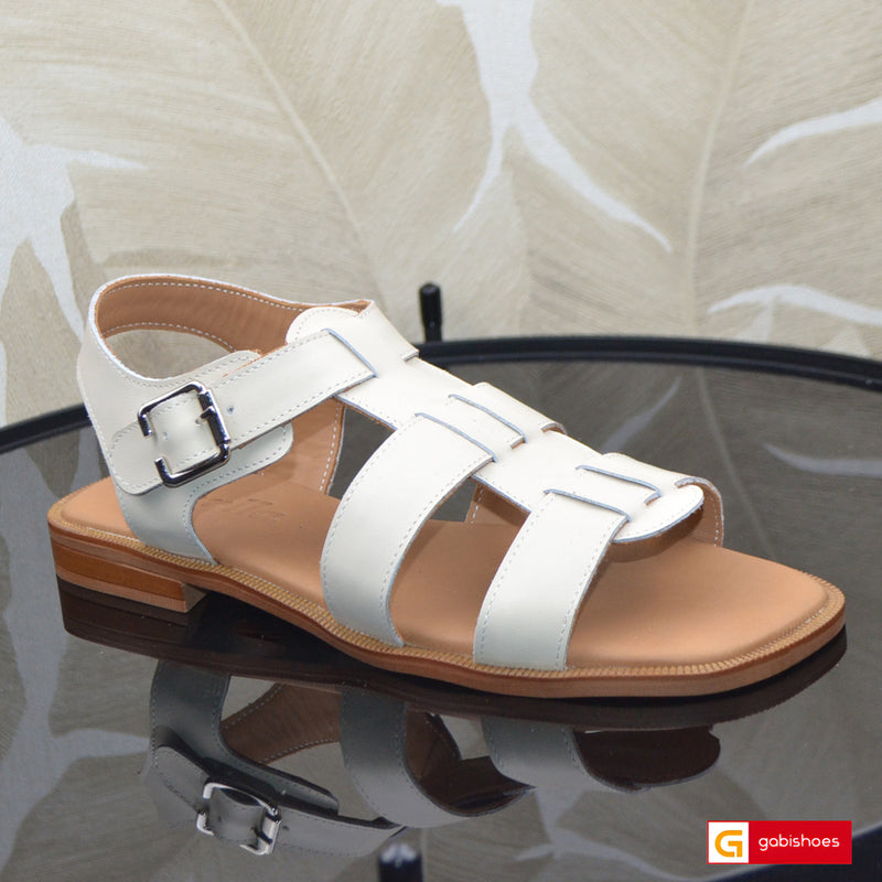 Sandale Piele Naturala Bej Lorena 3921-3