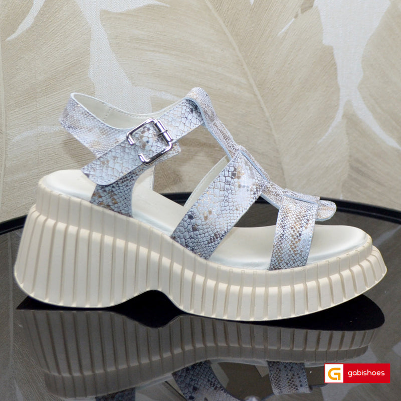 Sandale Piele Naturala Bej Lorena 3400-8