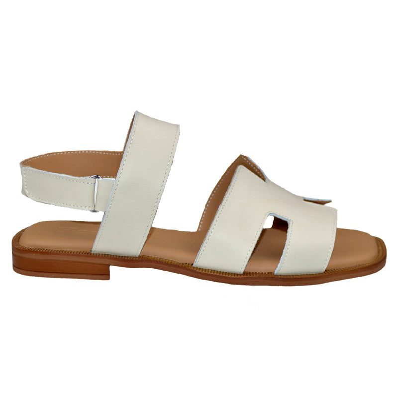 Sandale Piele Naturala Bej Lorena 3907-4
