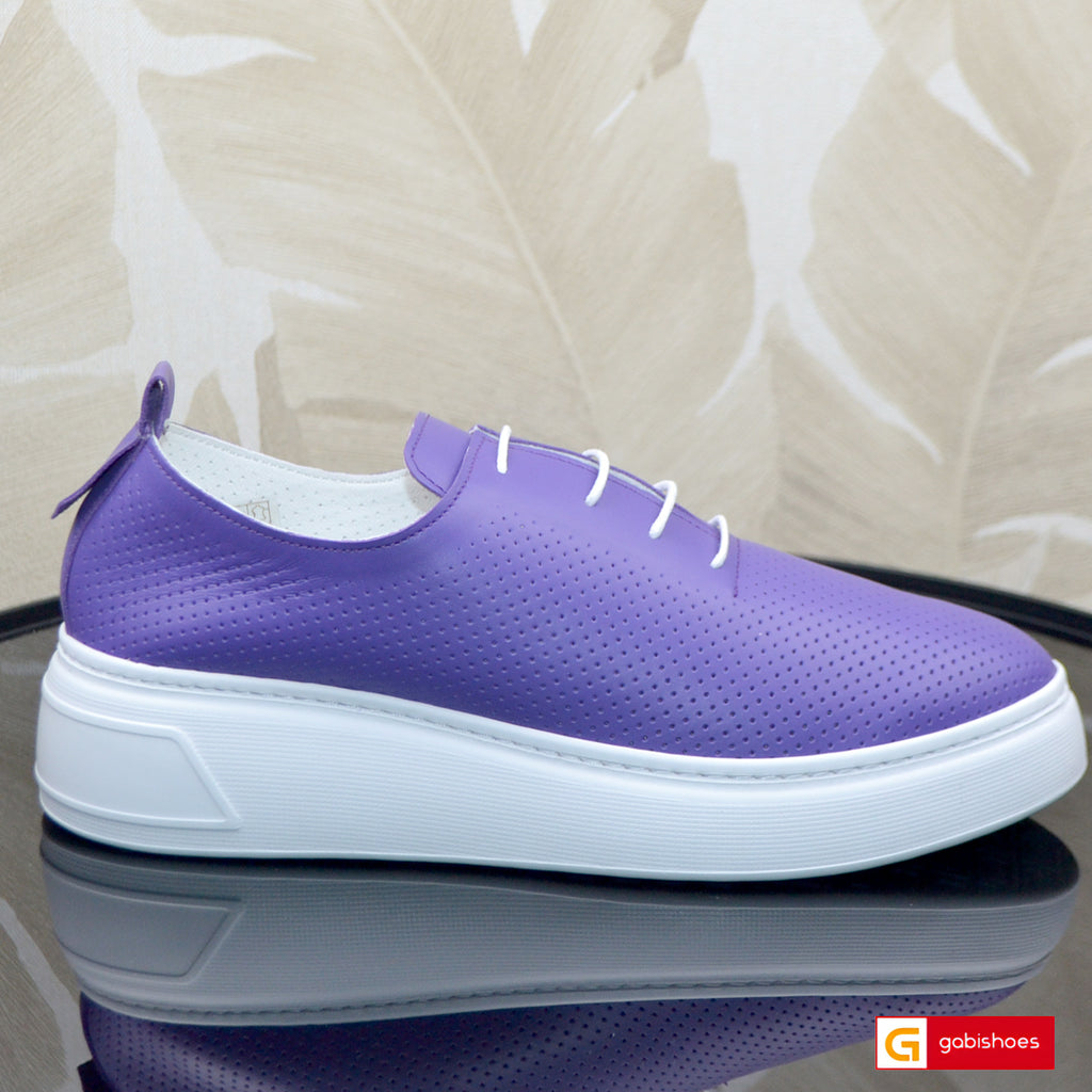 Pantofi Sport Piele Naturala Mov Gabinna 2014-2