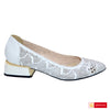 Pantofi Office Dama Piele Naturala Alba Lorena 3798-1