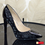Pantofi Office Dama Piele Naturala Neagra Stefy 3210-7