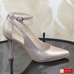 Pantofi Dama Office Piele Naturala Taupe Lorena 3955-1