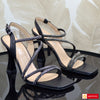 Sandale Dama Office Piele Naturala Neagra PERLLA 1319