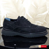 Pantofi Casual Piele Naturala Neagra Gabriel 3686-1