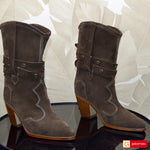 Ghete Dama Piele Naturala Intoarsa Maro Sandy 4112-3