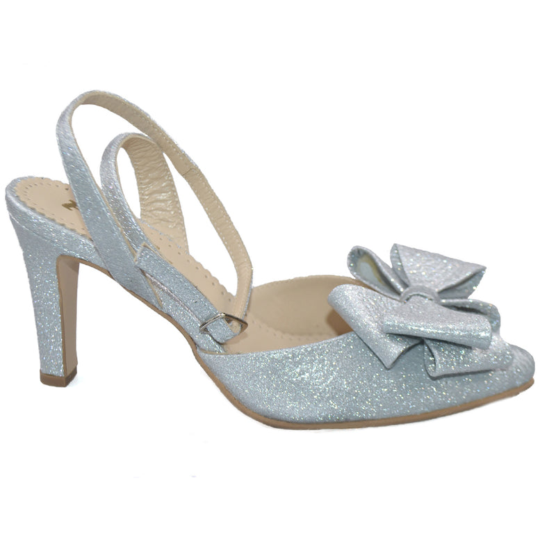 Sandale Office Dama Piele Naturala Agintie Lorena 3716-2